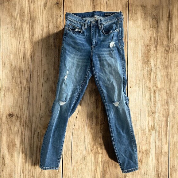 BLANK NYC The Bond Distressed Skinny Jeans Size 29 - Picture 1 of 7